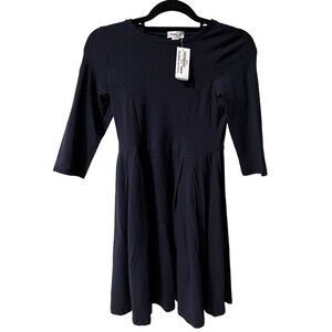 Kosher Casual Dress Womens Sz S Midi Modest Knee Length Fit & Flare Layering New